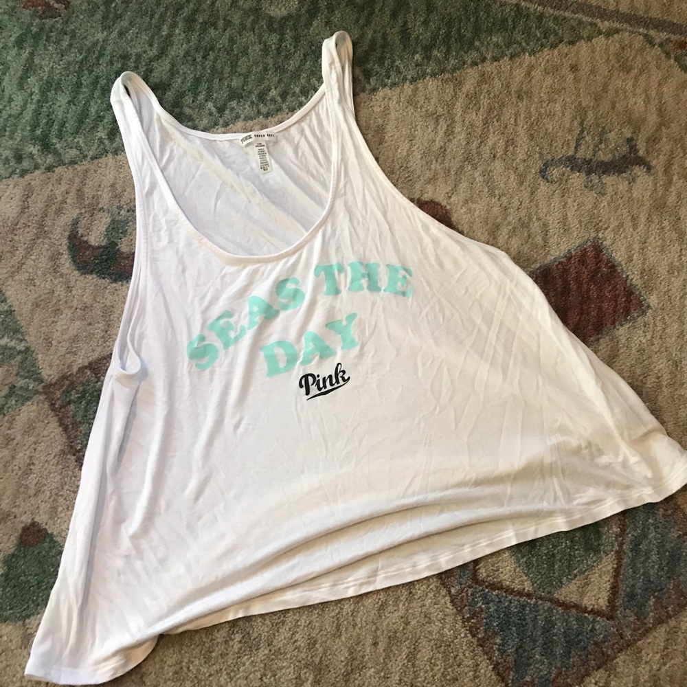 VS PINK cropped tank
